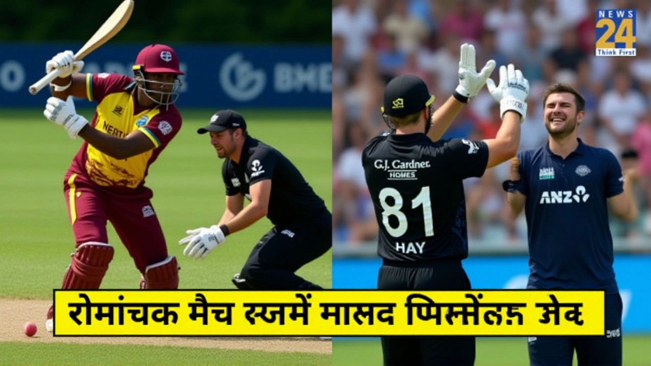 न्यूजीलैंड ने नेल्सन में वेस्टइंडीज को 9 रन से हराकर टी20I सीरीज में 2-1 की बढ़त बनाई