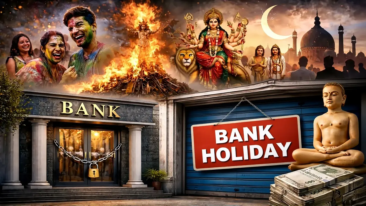 राम नवमी 2026 पर बैंक बंद: 26 व 27 मार्च की सूची और डिजिटल सर्विस